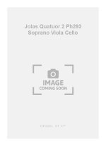 JOLAS QUATUOR 2 PH293 SOPRANO VIOLA CELLO SCORE/PARTS