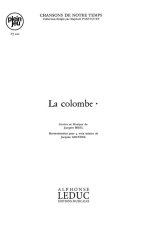 BREL GRINDEL CHANSONS DE NOTRE TEMPS PJ100 LA COLOMBE 4 PART