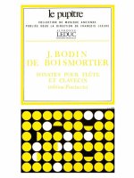 BOISMORTIER: SONATES POUR FLUTE TRAVERSIERE ET CLAVECIN OP91 (LP20)