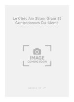 LE CLERC AM STRAM GRAM 13 CONTREDANSES DU 18EME TREBLE REC & HPCD BK