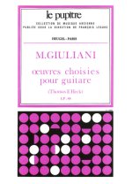 GIULIANI: OEUVRES CHOISIES POUR GUITARE (LP46)