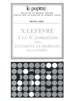 DUDLEY: CONCERTOS N04 ET N06 POUR CLARINETTE ET ORCHESTRE PARTITION (LP56)