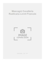 MASCAGNI CAVALLERIA RUSTICANA LIVRET FRANCAIS BOOK