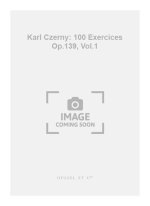 KARL CZERNY: 100 EXERCICES OP.139, VOL.1 (PIANO SOLO) PIANO