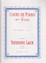 LACK COURS DE PIANO DE MLLE DIDI ETUDES VOLUME 2 PIANO BOOK PIANO