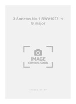 JOHANN SEBASTIAN BACH: 3 SONATAS NO.1 BWV1027 IN G MAJOR (MM21) (VIOLA DA GAMBA & HARPSICHORD)