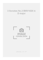 JOHANN SEBASTIAN BACH: 3 SONATAS NO.2 BWV1028 IN D MAJOR (MM22) (VIOLA DA GAMBA & HARPSICHORD)