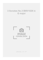 JOHANN SEBASTIAN BACH: 3 SONATAS NO.3 BWV1029 IN G MAJOR (MM23) (VIOLA DA GAMBA & HARPSICHORD)