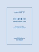 JOLIVET: CONCERTO POUR FLUTE ET ORCHESTRE REDUCTION POUR DEUX FLUTES DE R. MULLER-DOMBOIS