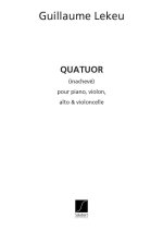 QUATUOR (INACHEVE) MUSIQUE D'ENSEMBLE