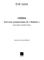 CINEMA PIANO 4 MAINS REDUCTION (MILHAUD) PIANO
