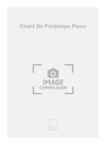 CHANT DE PRINTEMPS PIANO  PIANO