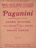 RIEN, PLUS RIEN N'EXISTE VARIOUSTES CHANT SEUL  CHANT