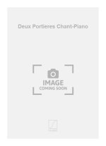 DEUX PORTIERES CHANT-PIANO  CHANT