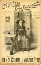LES RUBANS D'UNE ALSACIENNE CHANT SEUL  CHANT