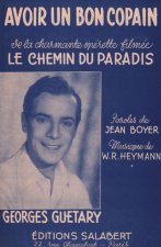 AVOIR UN BON COPAIN VARIOUSTES (CHT-PNO  CHANT