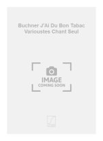 BUCHNER J'AI DU BON TABAC VARIOUSTES CHANT SEUL  CHANT