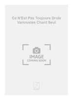 CE N'EST PAS TOUJOURS DROLE VARIOUSTES CHANT SEUL  CHANT