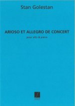 ARIOSO ET ALLEGRO ALTO-PIANO REDUCTION  MUSIQUE D'ENSEMBLE