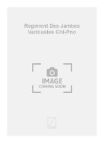 REGIMENT DES JAMBES VARIOUSTES CHT-PNO  CHANT