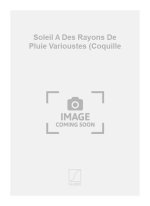 SOLEIL A DES RAYONS DE PLUIE VARIOUSTES (COQUILLE  CHANT