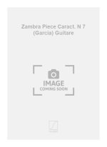 ZAMBRA PIECE CARACT. N 7 (GARCIA) GUITARE