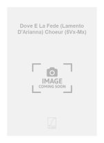DOVE E LA FEDE (LAMENTO D'ARIANNA) CHOEUR (5VX-MX) CHANT