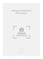 ALLEGORIE D'EXIL N 8 FLUTE-PIANO  FLUTE TRAVERSIERE