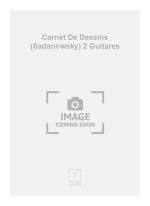 CARNET DE DESSINS (SADANOWSKY) 2 GUITARES