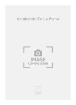 SARABANDE EN LA PIANO  PIANO