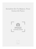 SONATINE EN FA MAJEUR, POUR VIOLON ET PIANO  VIOLON