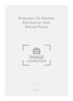 ROMANCE DE BASTIEN EXT.SORCIER VOIX ELEVEE-PIANO  CHANT