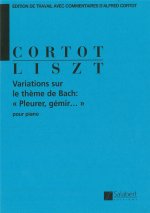 VARIATIONS SUR LE THEME DE BACH: PLEURER, GEMIR  PIANO