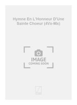 HYMNE EN L'HONNEUR D'UNE SAINTE CHOEUR (4VX-MX) CHANT