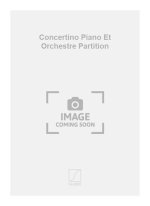CONCERTINO PIANO ET ORCHESTRE PARTITION  PIANO