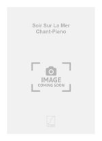 SOIR SUR LA MER CHANT-PIANO  CHANT