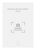 CHANSON DE GRAND MERE PIANO  PIANO