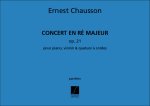 CONCERT RE OP.21 PARTITION AVEC PIANO  MUSIQUE D'ENSEMBLE