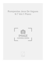 ROMPEOLAS JEUX DE VAGUES N 7 VOL.1 PIANO  PIANO