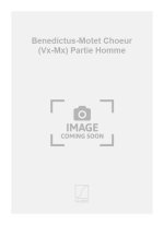 BENEDICTUS-MOTET CHOEUR (VX-MX) PARTIE HOMME  CHANT