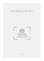 A LA MANIERE DE VOL.1 PIANO