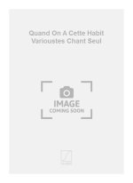 QUAND ON A CETTE HABIT VARIOUSTES CHANT SEUL  CHANT