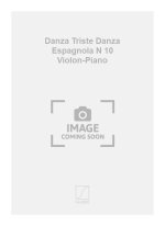 DANZA TRISTE DANZA ESPAGNOLA N 10 VIOLON-PIANO  VIOLON