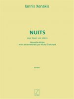 IANNIS XENAKIS : NUITS POUR DOUZE VOIX MIXTES - NOUVELLE EDITION - CONDUCTEUR