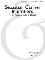 INTIMATIONS CLARINETTE