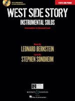 WEST SIDE STORY FLUTE TRAVERSIERE +CD