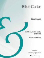 OBOE QUARTET -PARTITION+PARTIES SEPAREES