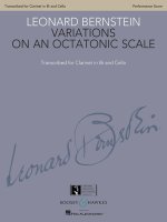 VARIATIONS ON AN OCTATONIC SCALE CLARINETTE
