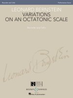 VARIATIONS ON AN OCTATONIC SCALE