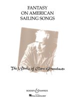 FANTASY ON AMERICAN SAILING SONGS CONCERT BAND/HARMONIE/FANFARE-PARTITION+PARTIES SEPAREES